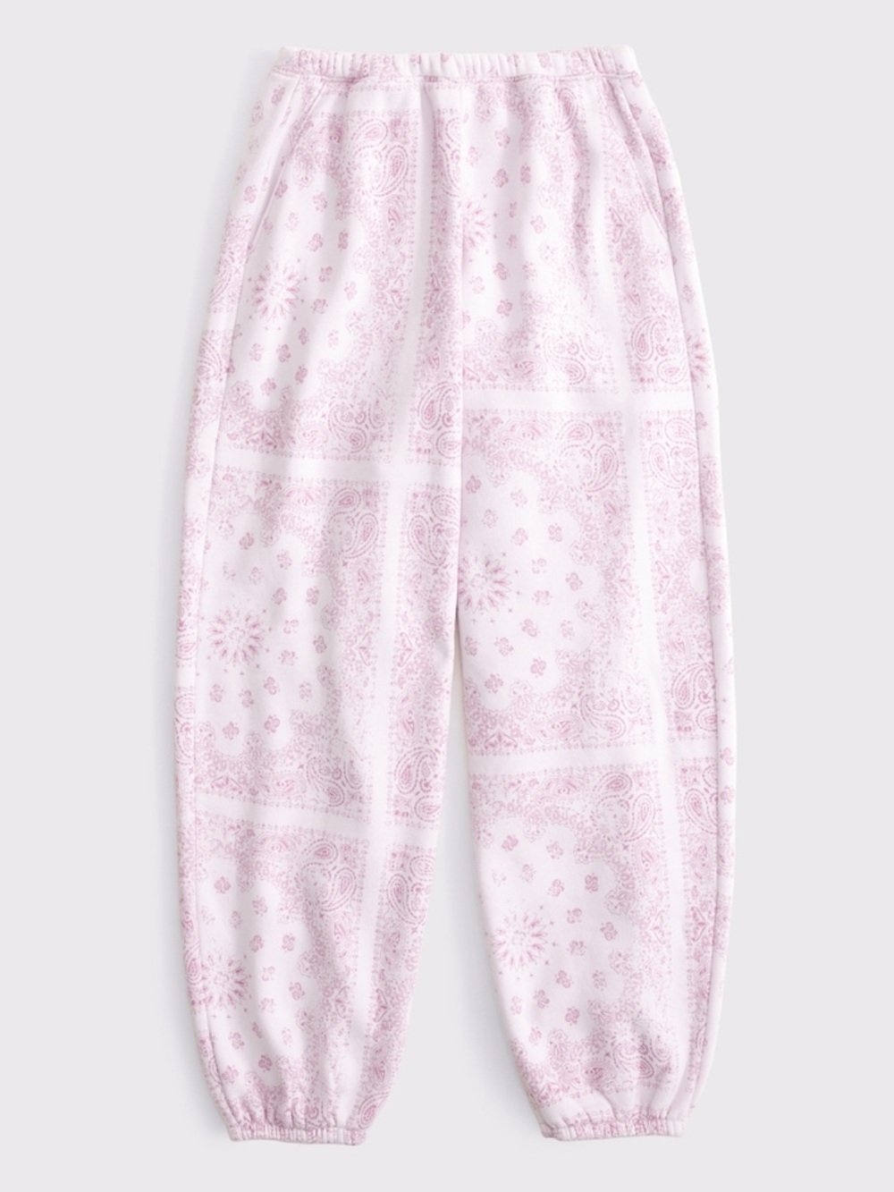 Abercrombie and Fitch high rise Sunday baggy sweatpants joggers bohemian NWT MD